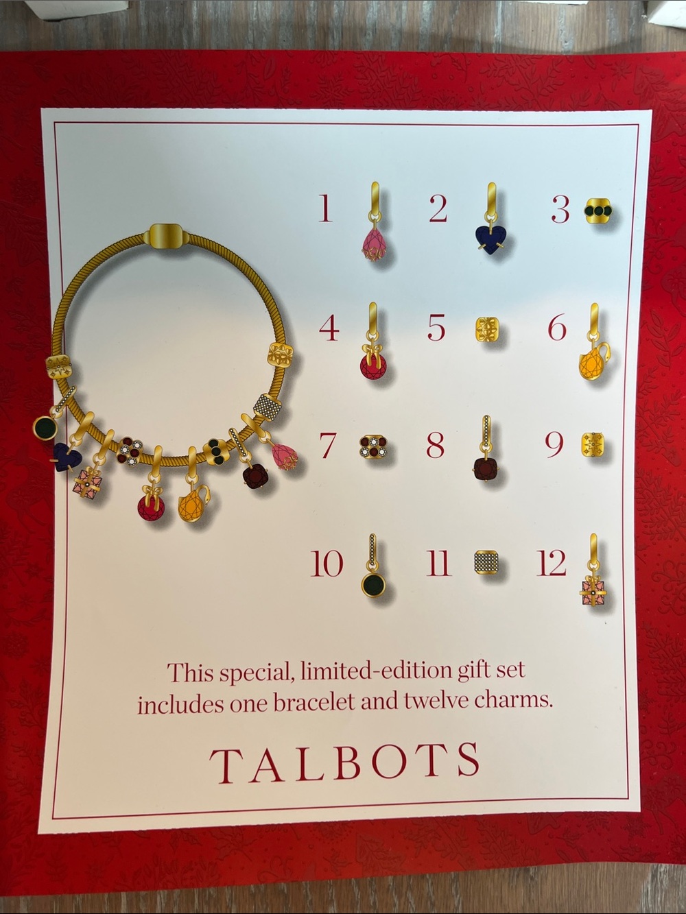 Bracelet Gift Set 12 Days of Charms